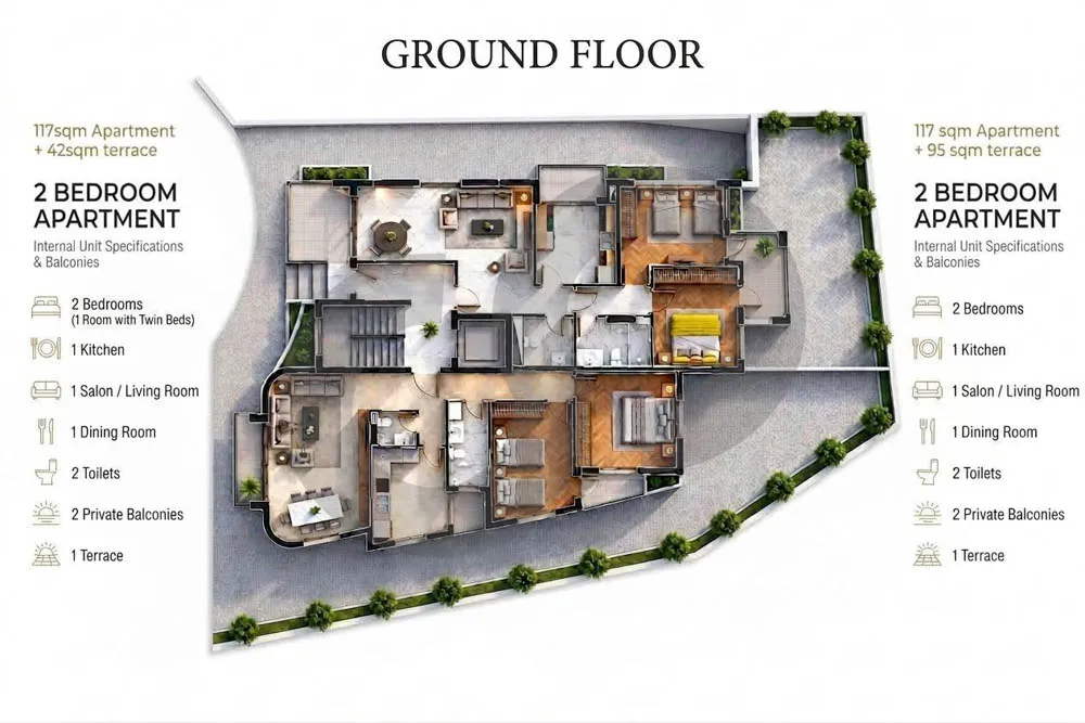 under-construction /terrace /sea view/Prime location/Naher Ibrahim ,JBEIL — الصورة 2