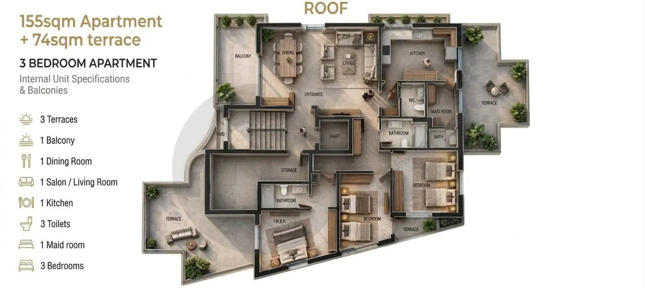 Under Construction Apartment for sale/35% down payment/Naher Ibrahim-Jbeil — الصورة 2