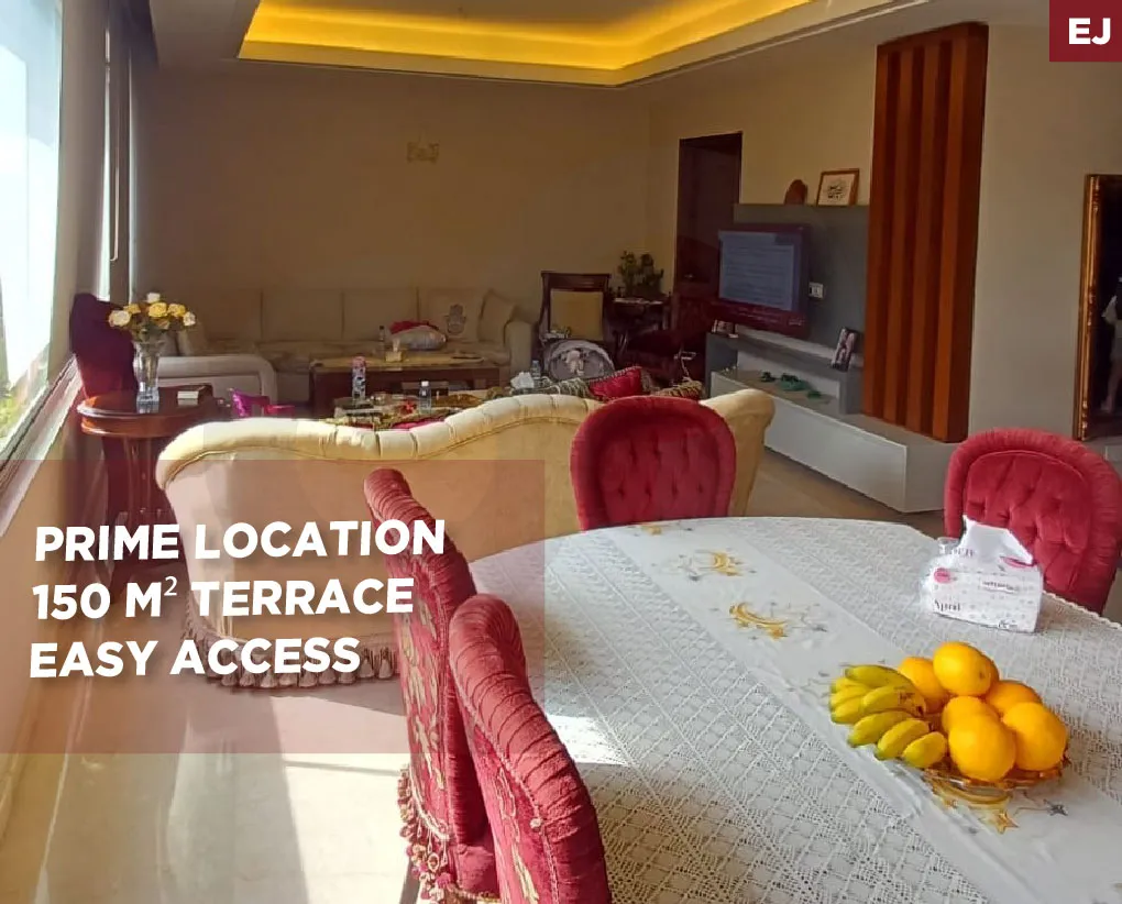 Spacious /Massive Terrace/ instant access/open views/Louaizeh,BAABDA