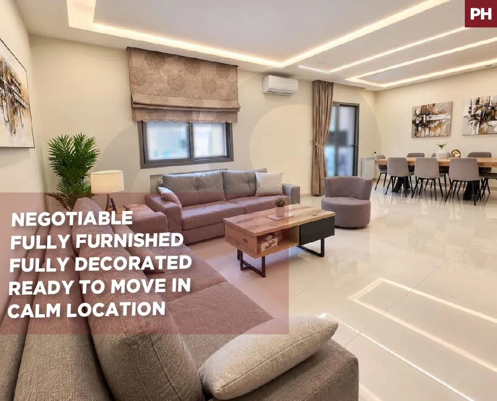 fully furnished/calm area/well-maintained/decorated/Mansourieh,METN