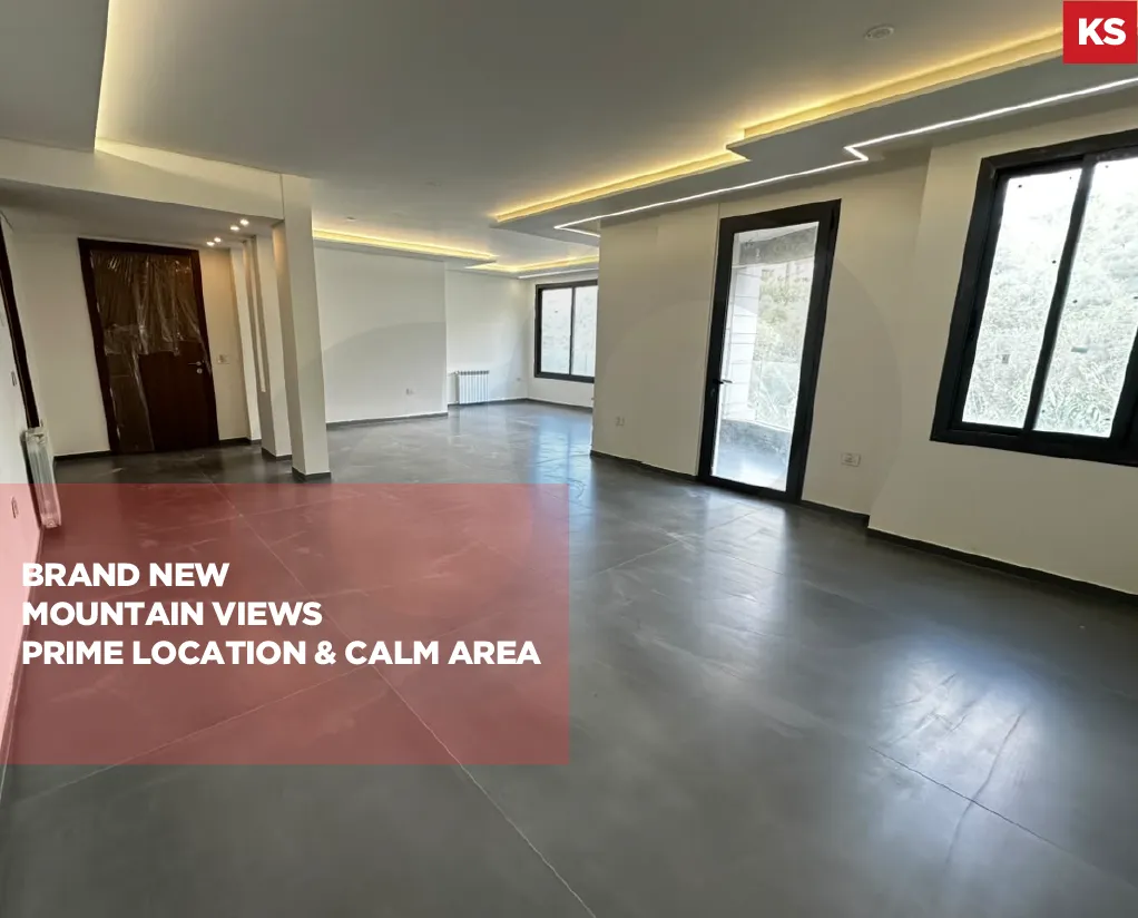 Brand New Apartment for Sale/Prime location/Mountain Views/RIHANIYEH-BAABDA