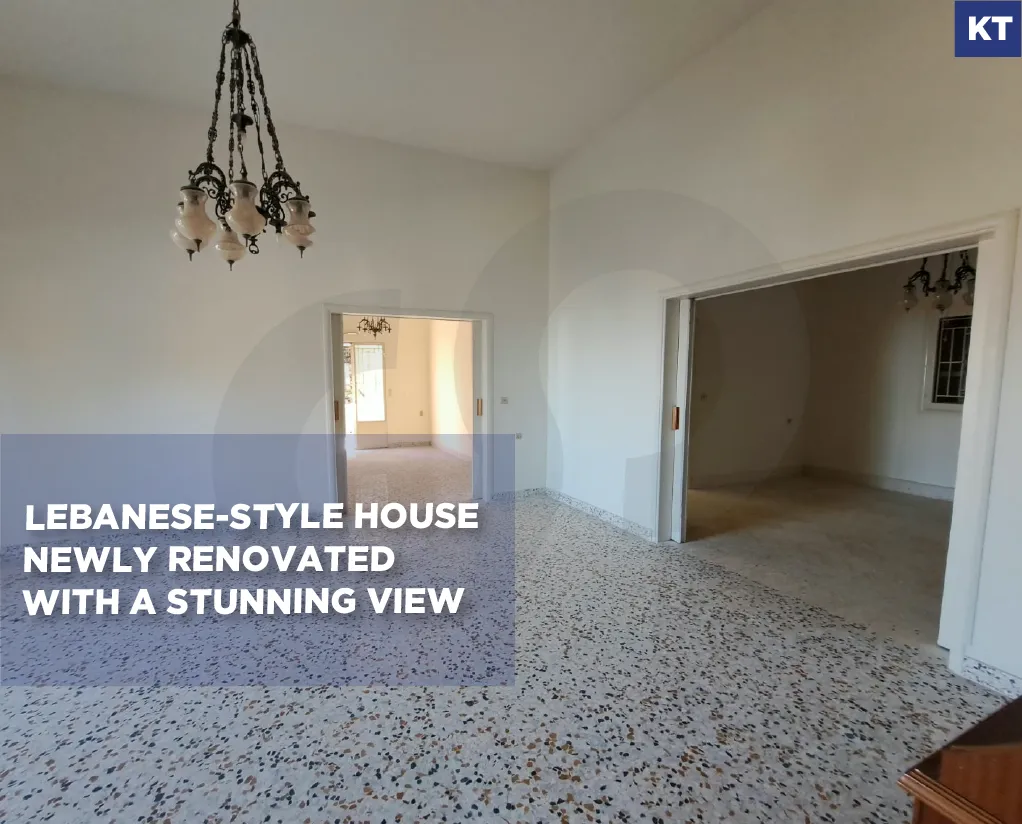 Lebanese-Style House for Rent/Newly Renovated/Stunning View/MTAYLEB-METN
