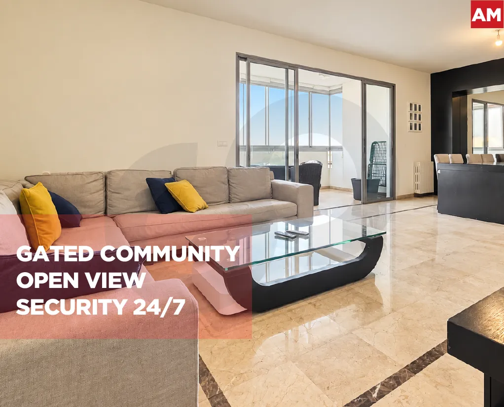 Apartment for Sale/Gated community/Open view/ACHRAFIEH-BEIRUT