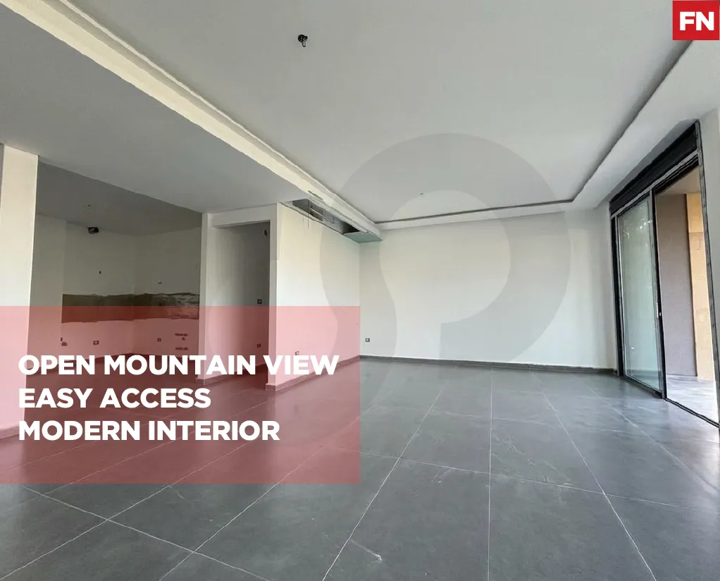 Apartment for Sale/Easy Access/Open Mountain View/WADI CHAHROUR-ALEY