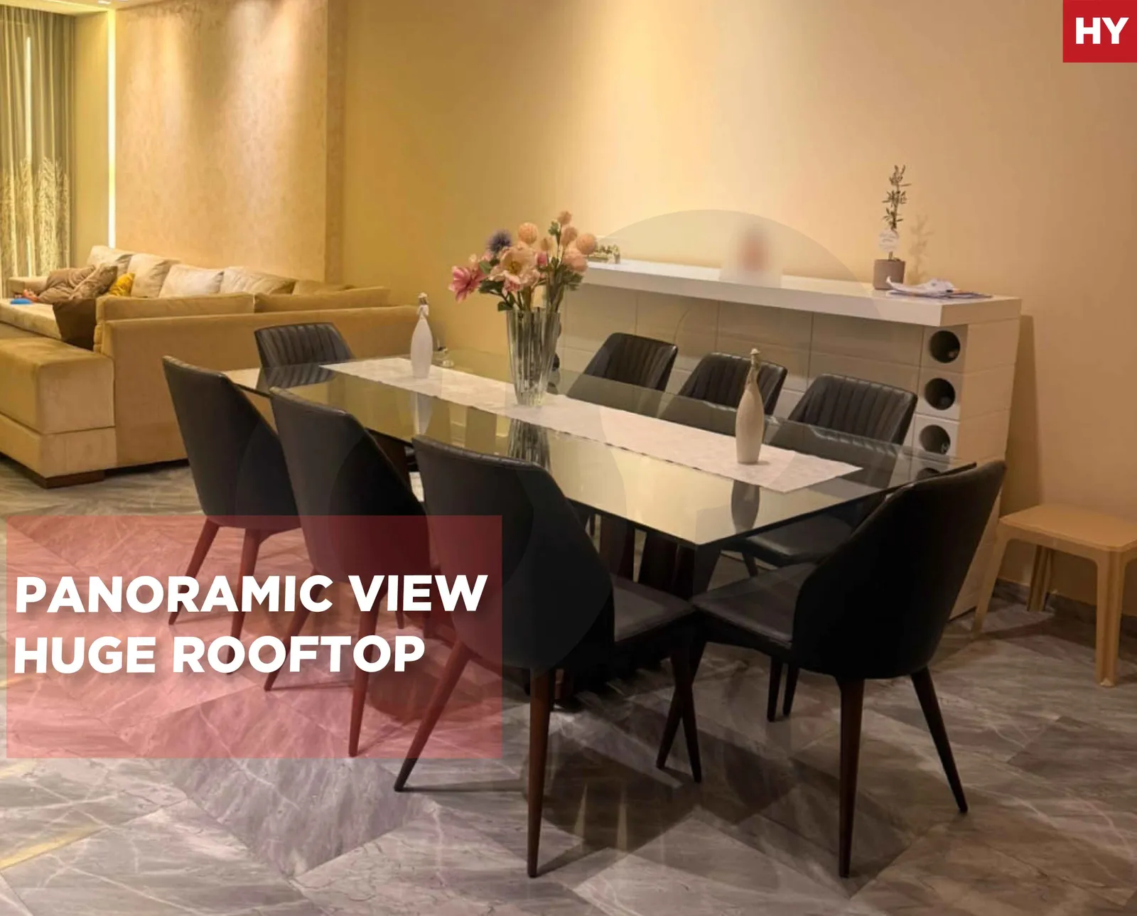 105 SQM APARTMENT + PRIVATE ROOFTOP/SEA VIEWS/BETCHAY,BAABDA