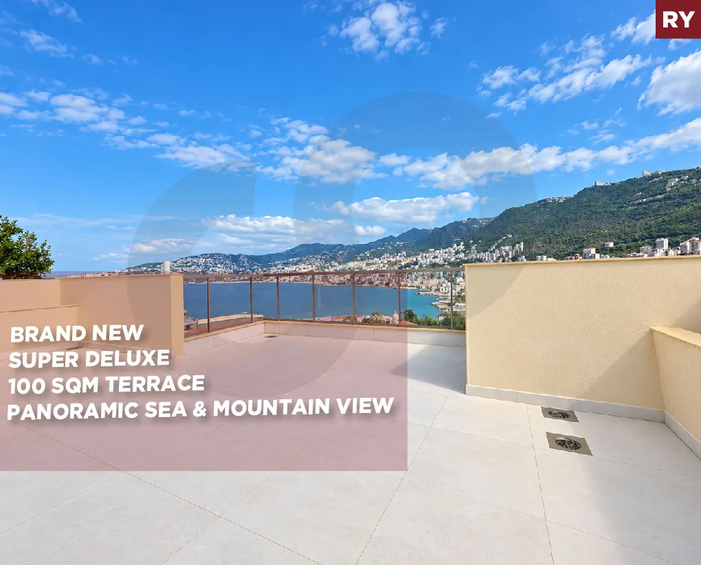 brand new /decorated duplex/prime location/ panoramic view/Kaslik ,keserouan