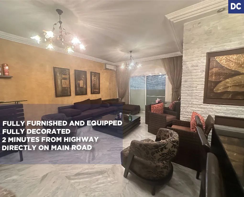 Fully Furnished/Equipped /Decorated/elegant decor/Hboub, Jbeil