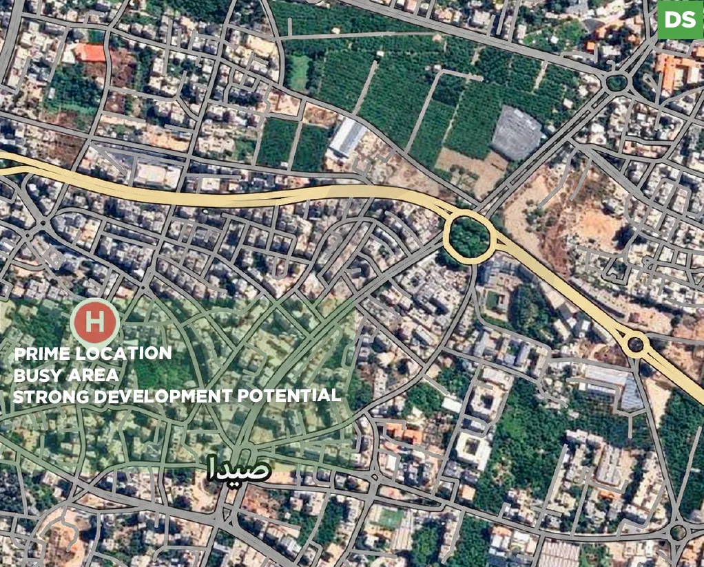 High-Zoning Land for Sale/Prime location/Strong development potential/SAIDA