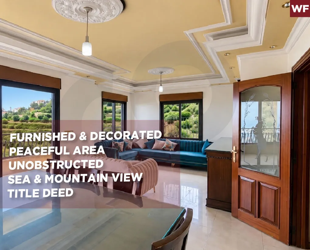 Panoramic Open View/ elegant interiors/high end/Aley