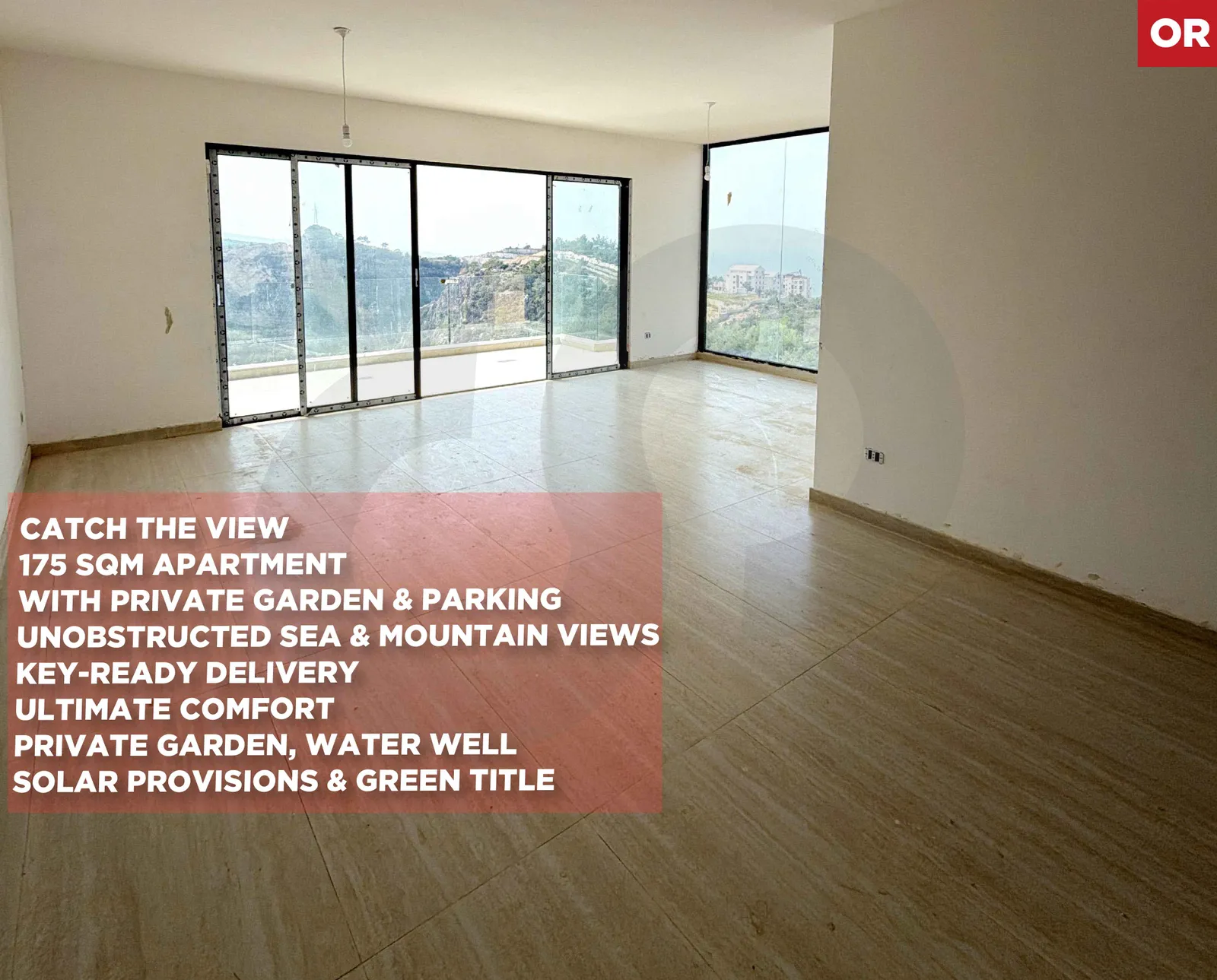 UNOBSTRUCTED SEA & MOUNTAIN VIEWS/PRIVATE GARDEN & PARKING/DAWHET EL HOSS,ALEY