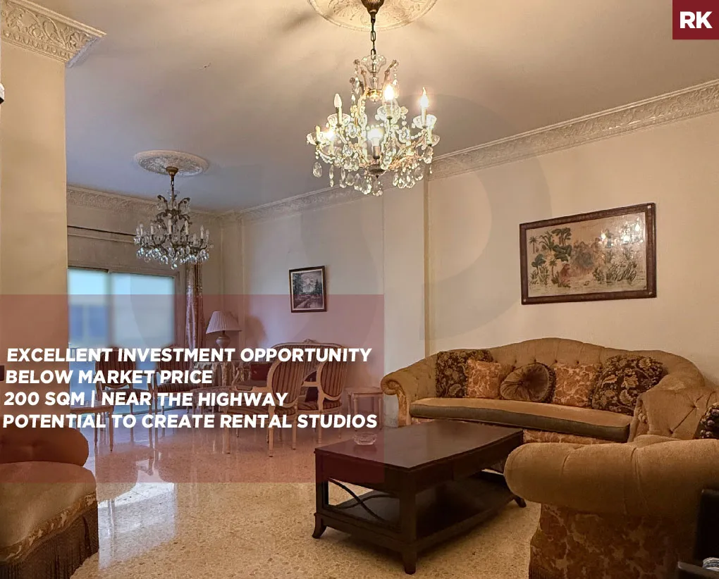 FULLY FURNISHED/spacious/generous layout/Antelias,METN