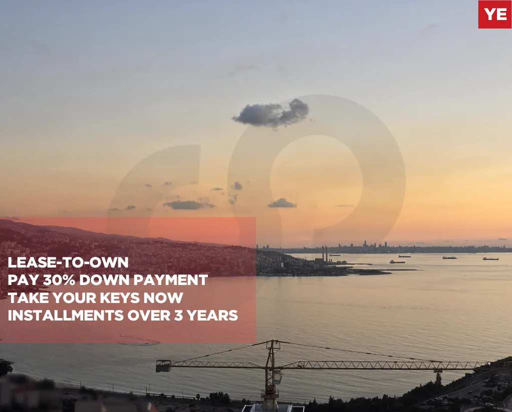 Apartment for Sale/30% down payment/luxury living/Panoramic sea views/ADMA-KESEROUAN