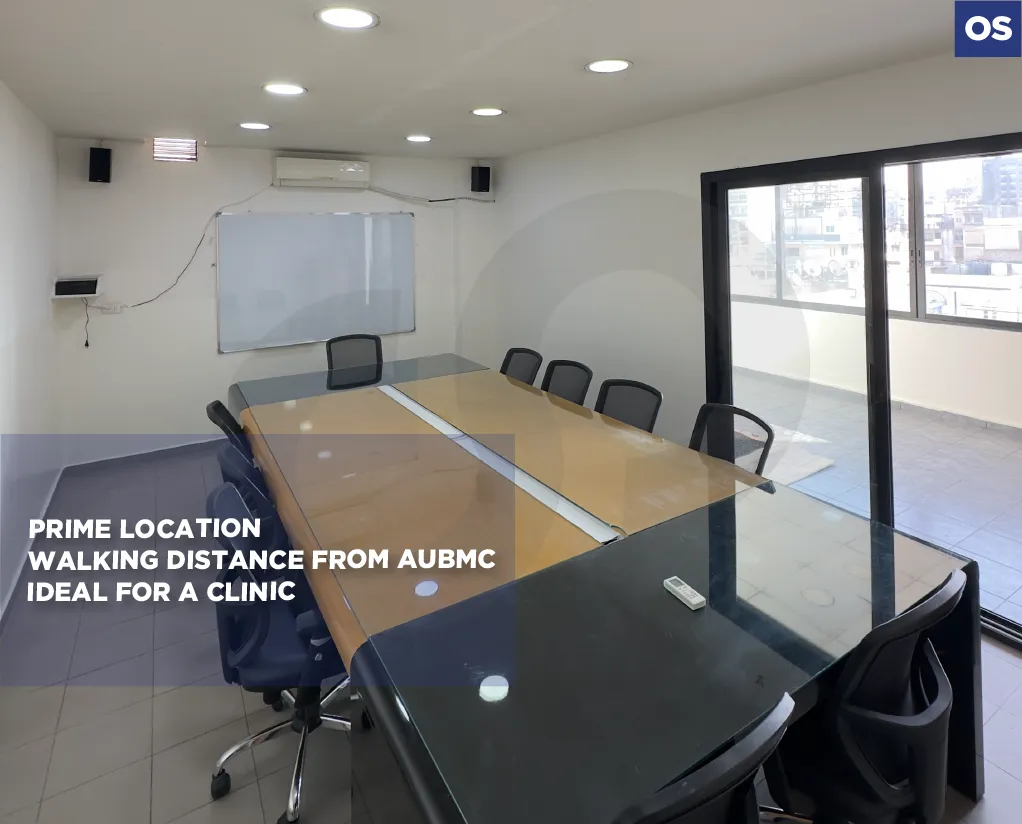 40 SQM Office for rent/Prime medical location/Walking distance from AUB MC/HAMRA-BEIRUT