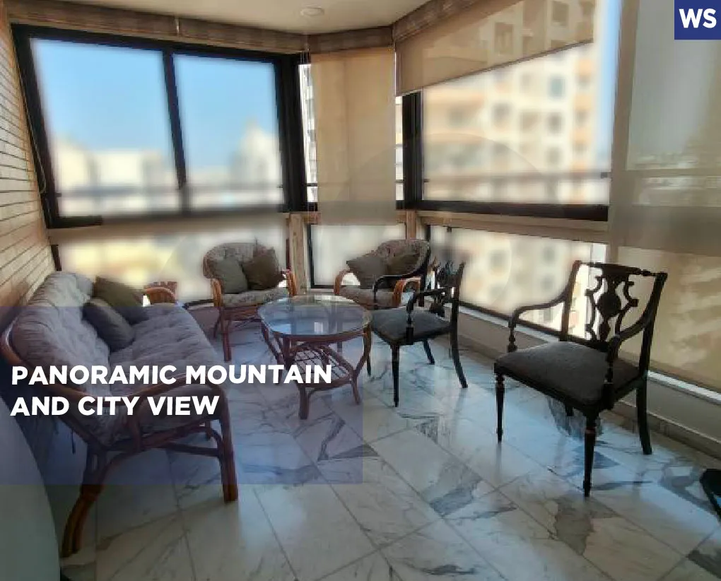 stunning/well-maintained/mountain and city views/Hamra,BEIRUT