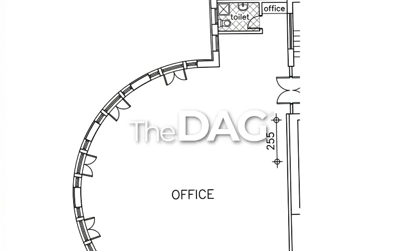 Iconic 300 SQM Office for Rent in Downtown — الصورة 3