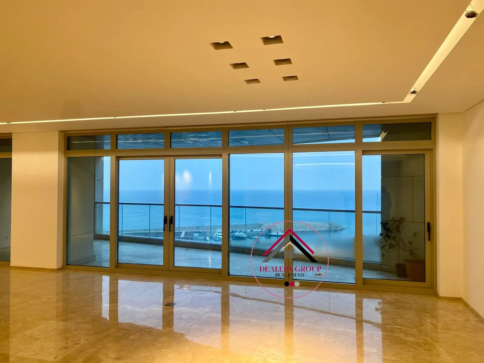 High Floor Full Marina Sea View Apartment for Sale in Downtown Beirut