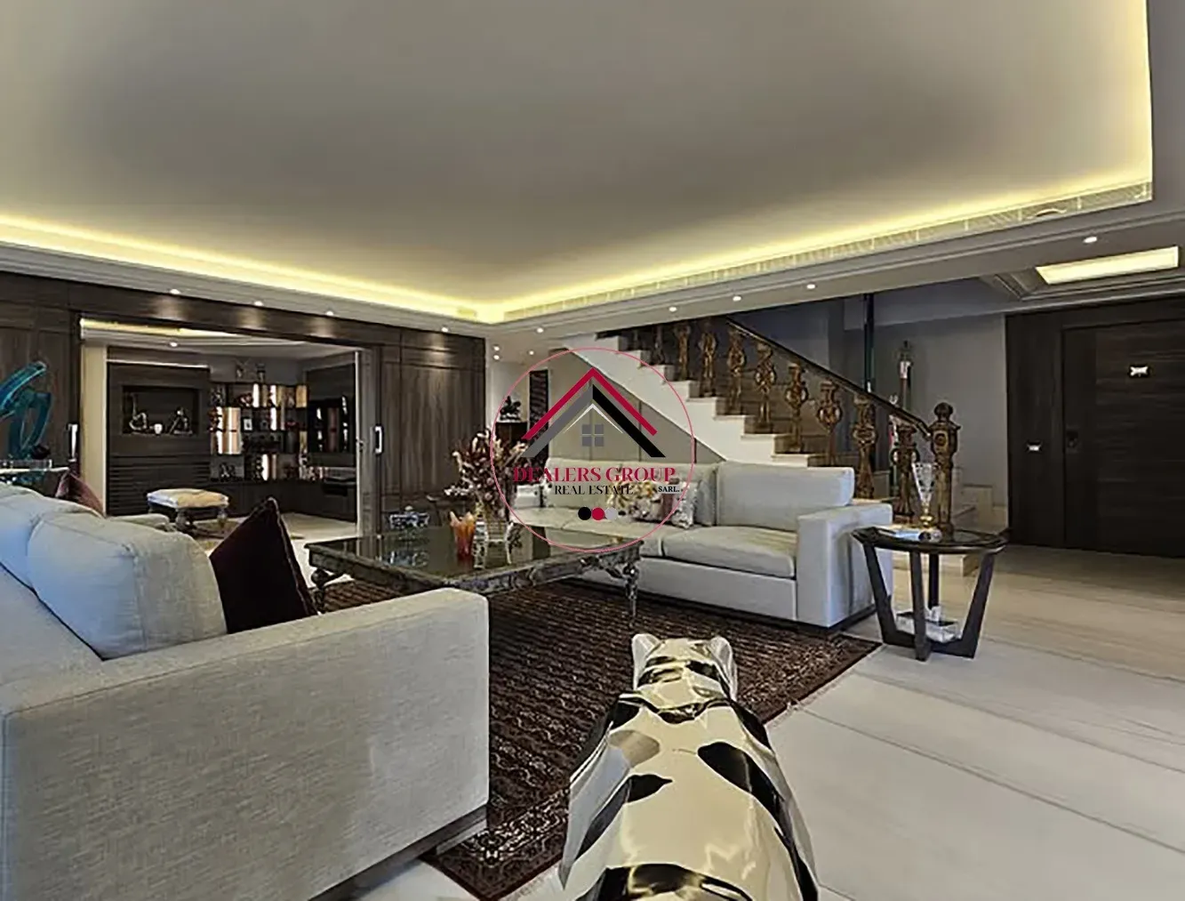Sea View High Ceiling Modern Duplex Apartment for Sale in Ras Beirut