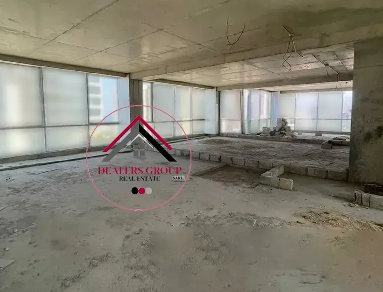 Core and Shell Prime Location Office for Sale in Achrafieh