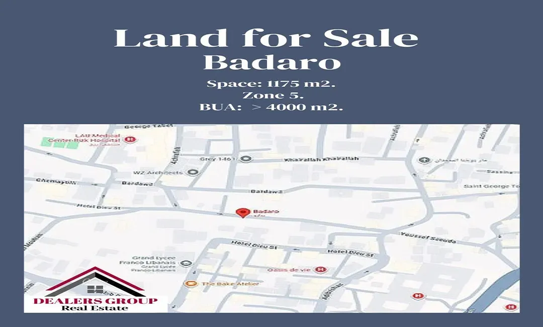 Prime Location Land for Sale in Badaro