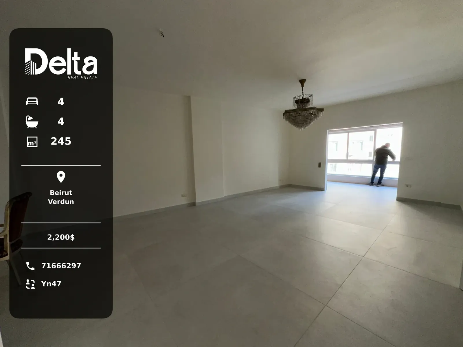 Apartment for Rent in Verdun, Beirut – 4 BR, 245 sqm, Concierge & Elevator