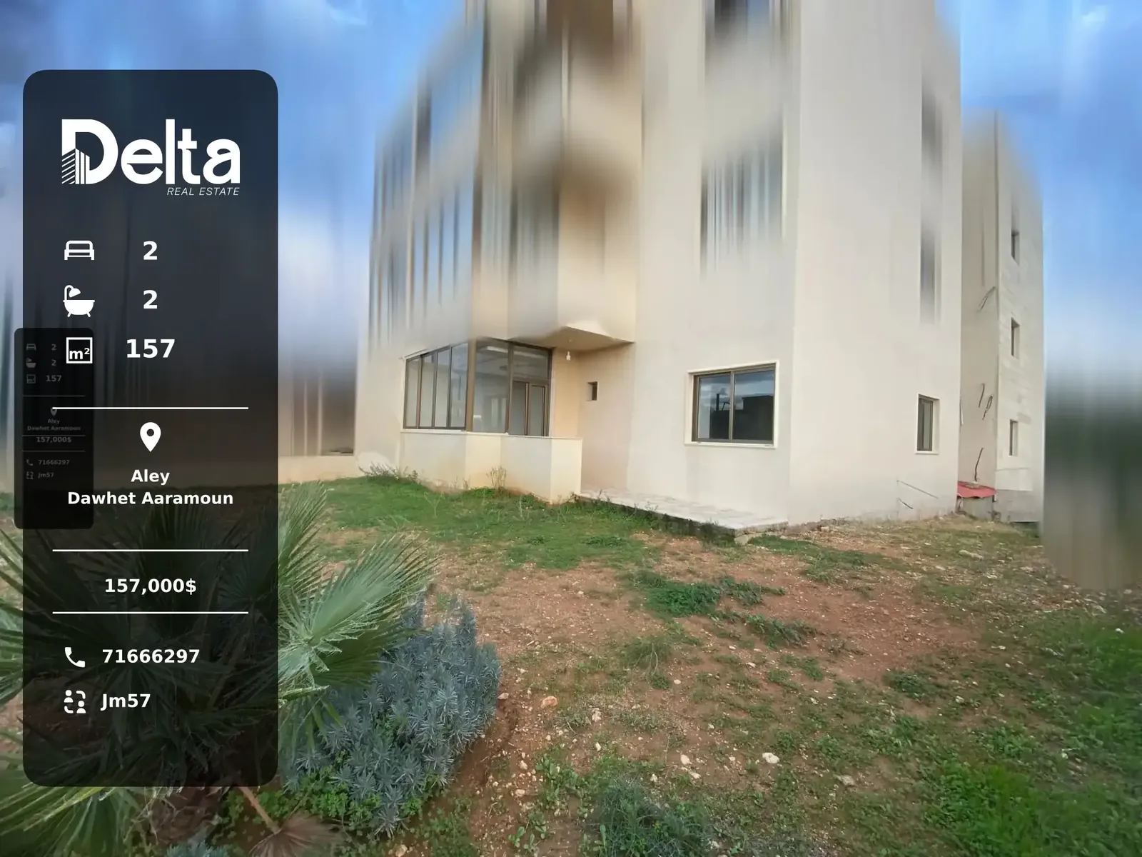 Apartment for Sale in Dawhet Aaramoun, Aley – 2 BR, 157 sqm, Mountain View & Affordable
