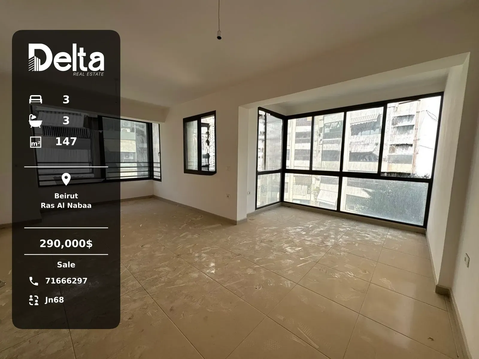 Apartment for Sale in Ras Al Nabaa, Beirut / 3BR