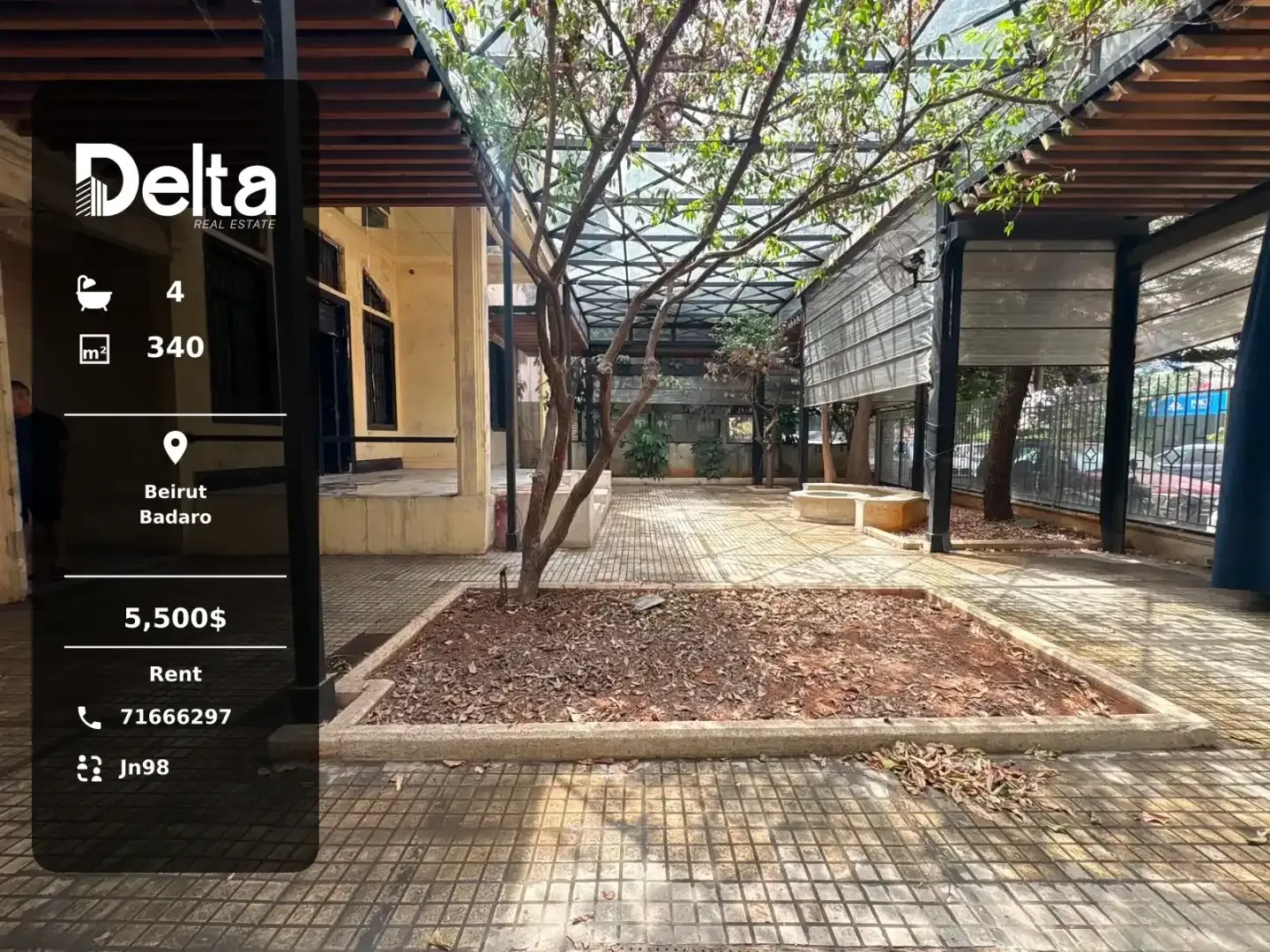 Commercial Space for Rent in Badaro, Beirut – 340 sqm