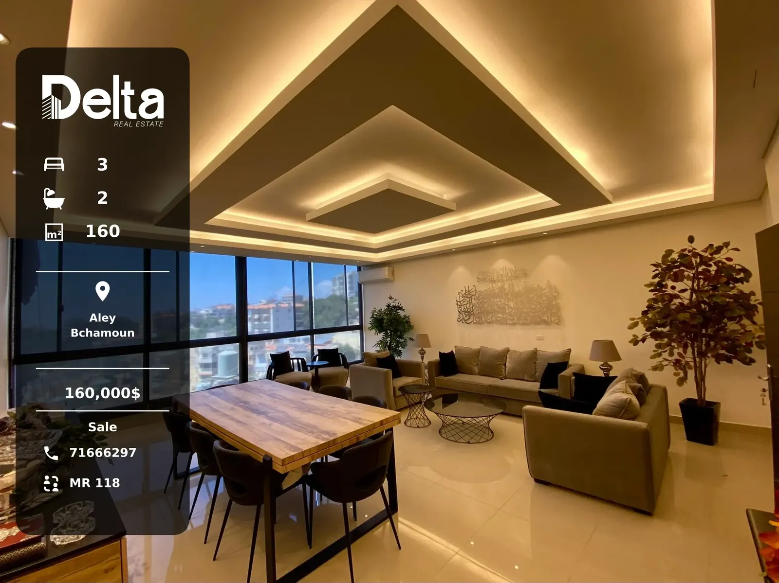 Apartment for Sale in Bchamoun, Aley / 3BR