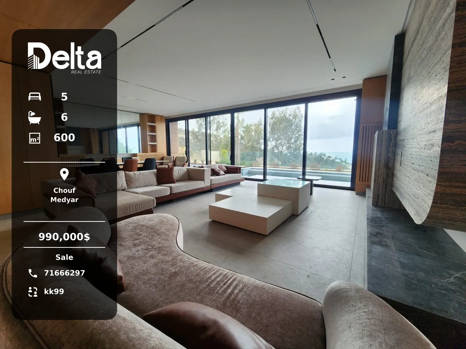 Villa for Sale in Medyar, Beiteddine – 5 BR, 600 sqm