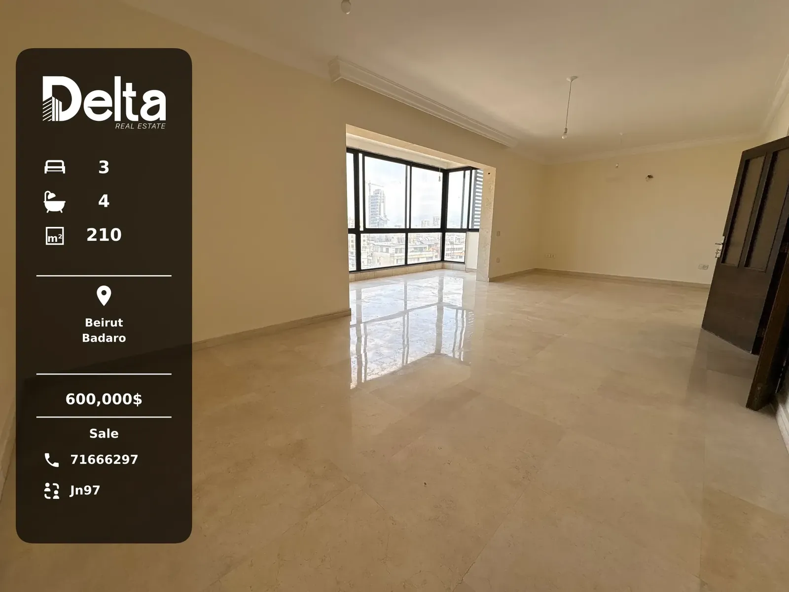 Apartment for Sale in Badaro, Beirut / 3BR