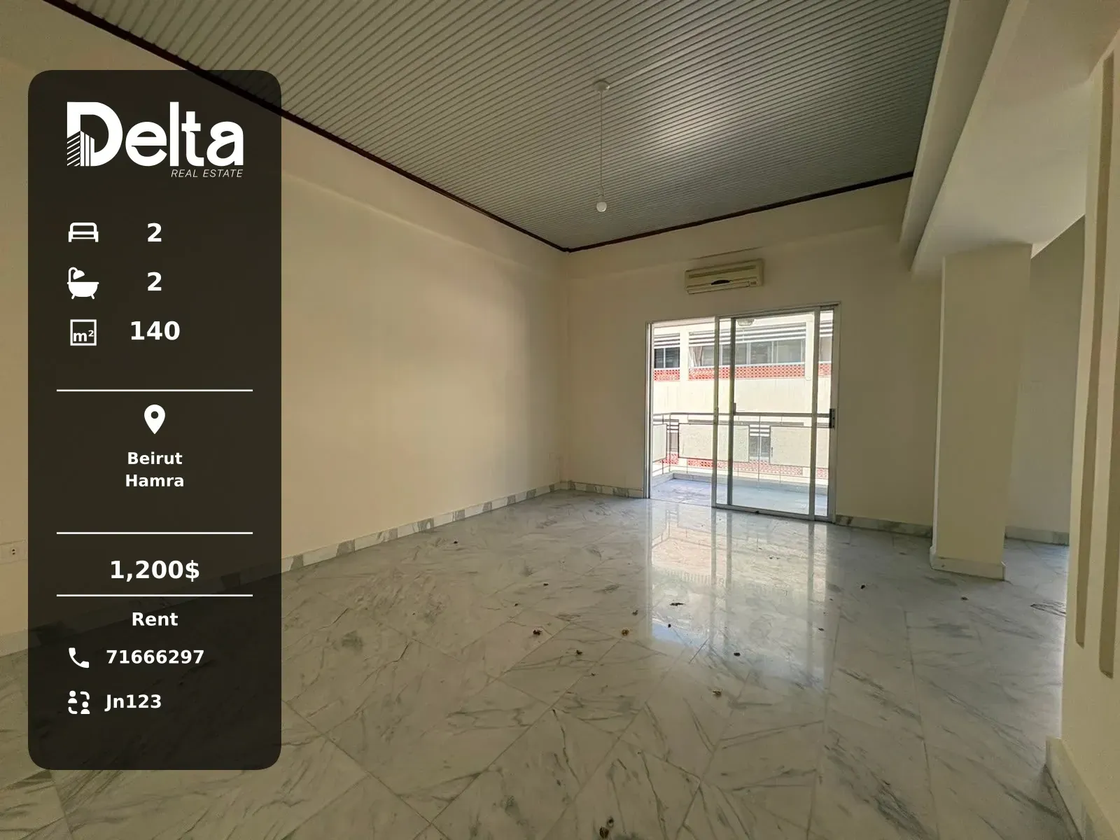 Apartment for Rent in Hamra, Beirut / 2 BR