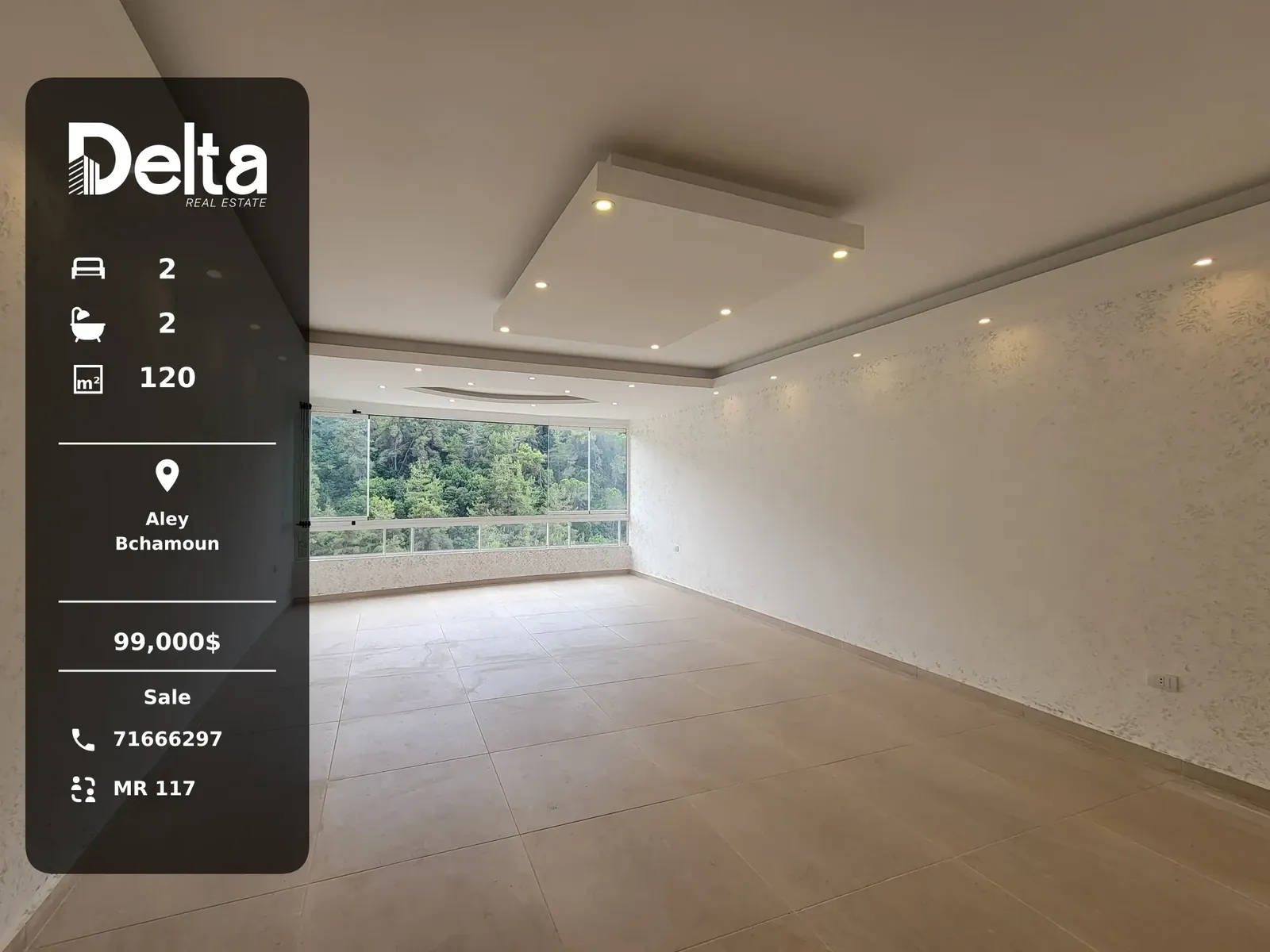 Apartment for Sale in Bchamoun, Aley / 2BR