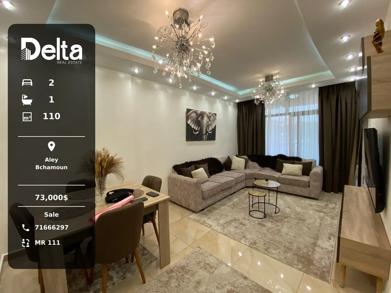 Apartment for Sale in Bchamoun, Aley / 2BR