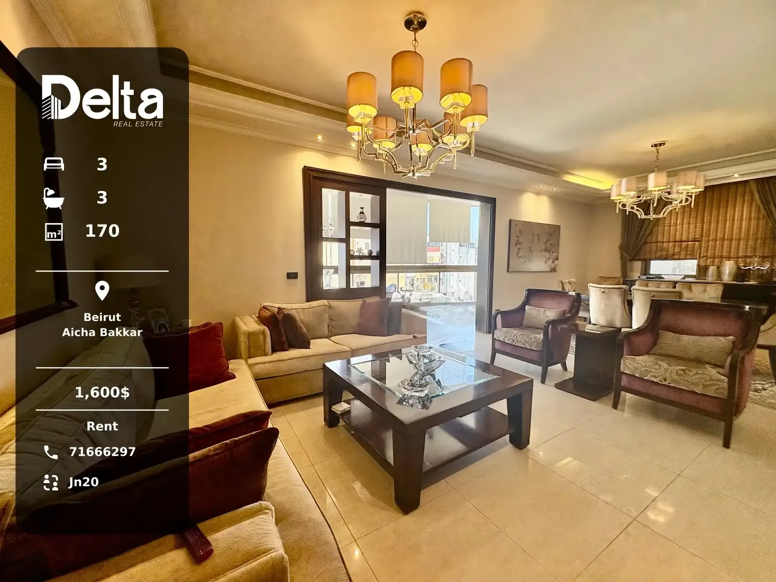 Apartment for Rent in Aicha Bakkar, Beirut / 3 BR — photo 5