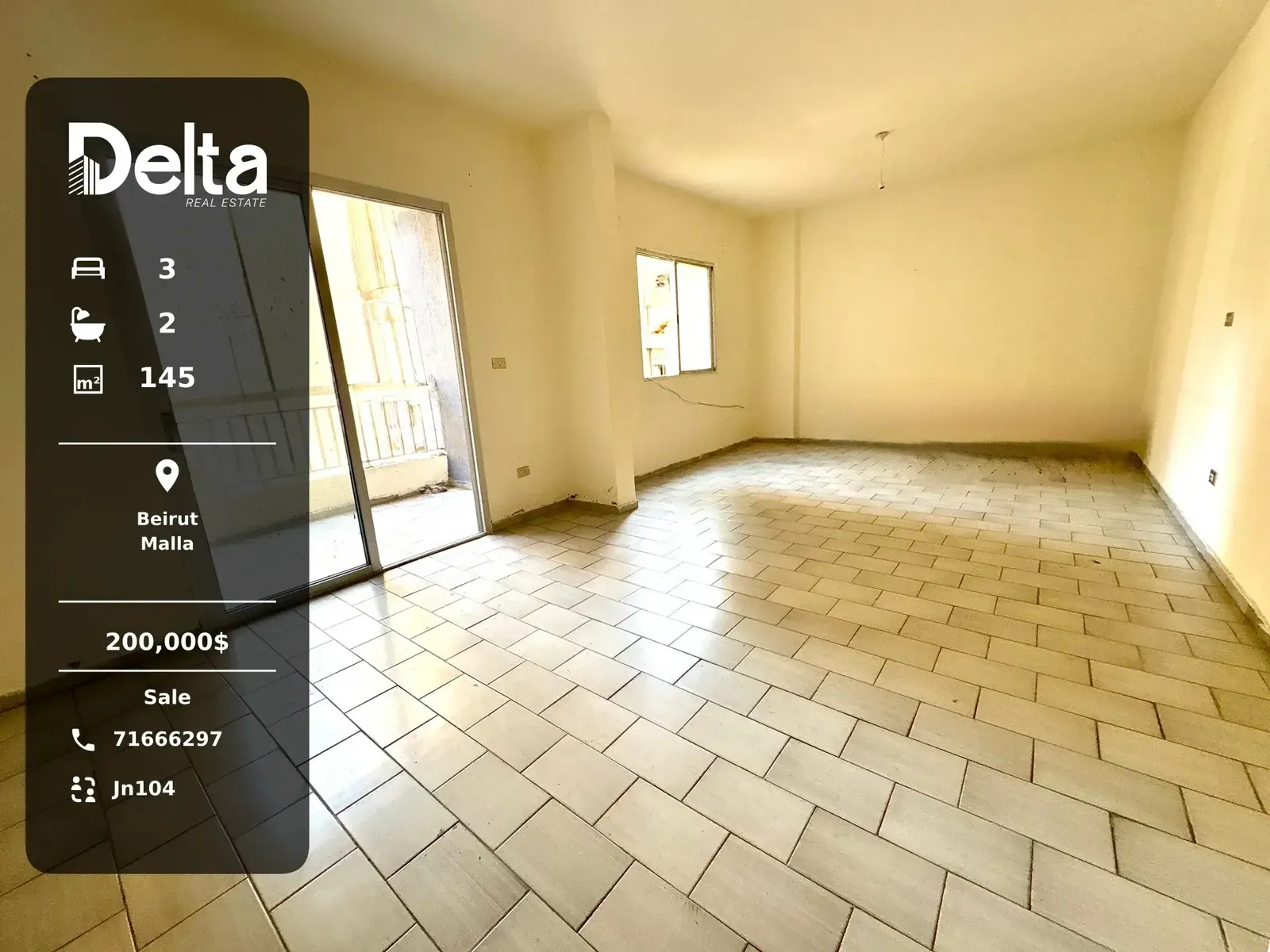 Apartment for Sale in Malla, Beirut / 3BR