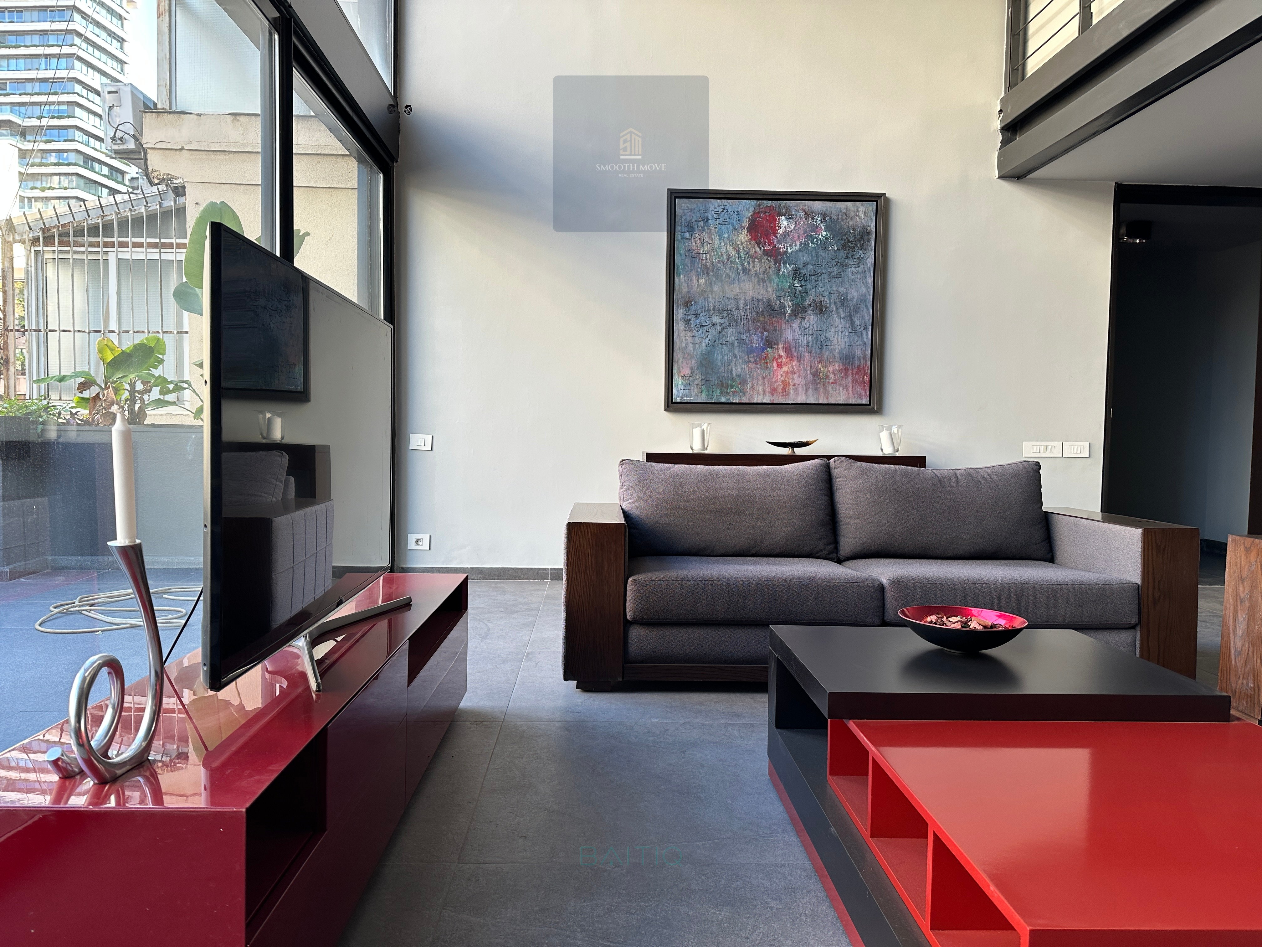 Furnished Loft with Terrace for Rent or Sale in Achrafieh