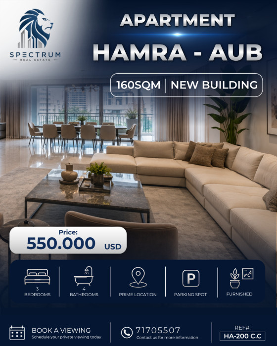 Apartment For Sale In Hamra
