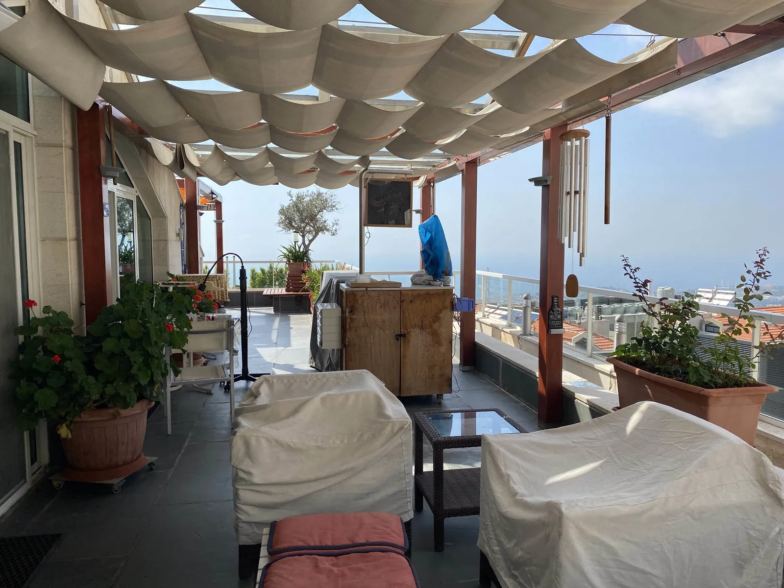 Semi Furnished Prime Location Duplex in Biyada with Sea View