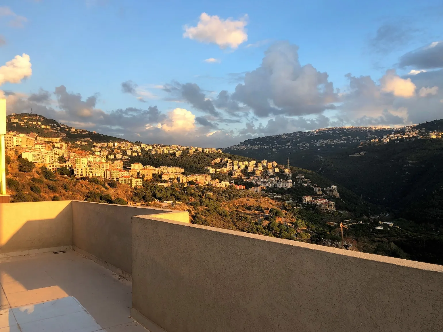 Duplex in Mansourieh, Metn with Panoramic Mountain View
