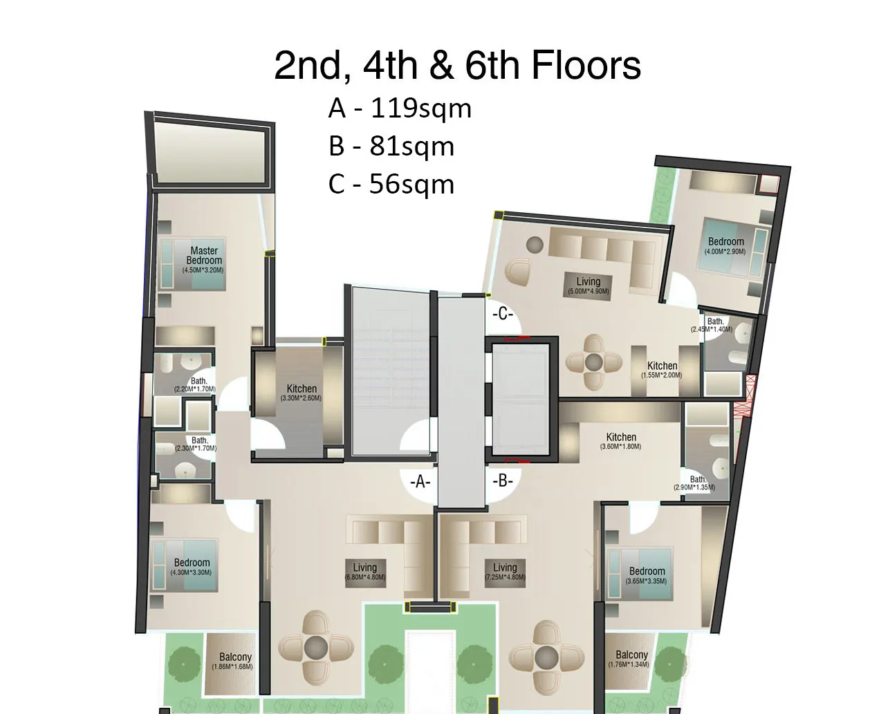 Prime Location Under Construction Apartments in Achrafieh, Beirut — photo 2