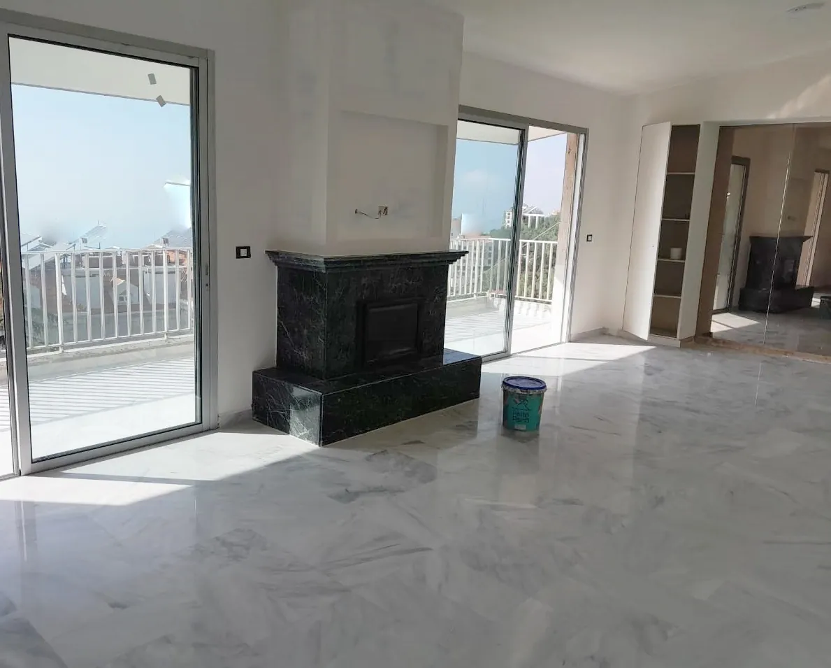 Apartment in Beit Mery, Metn with Open Sea View