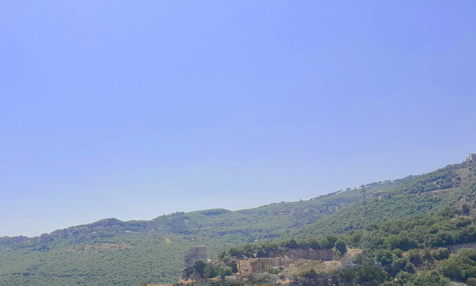 Land in Hemlaya, Metn Overlooking the Mountains