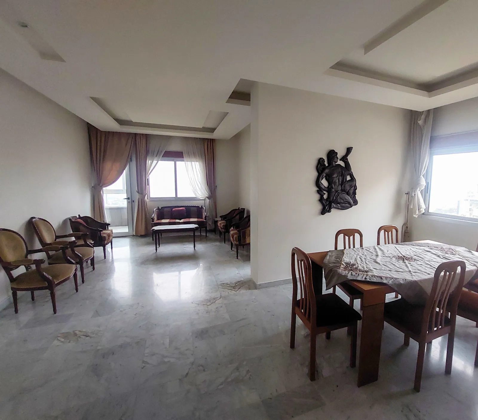 Furnished Apartment in Dbayeh, Metn with Sea View