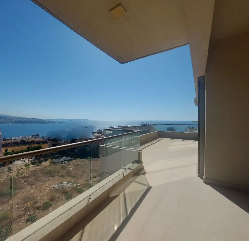 Apartment in Adma, Keserwan with Sea & Mountain View