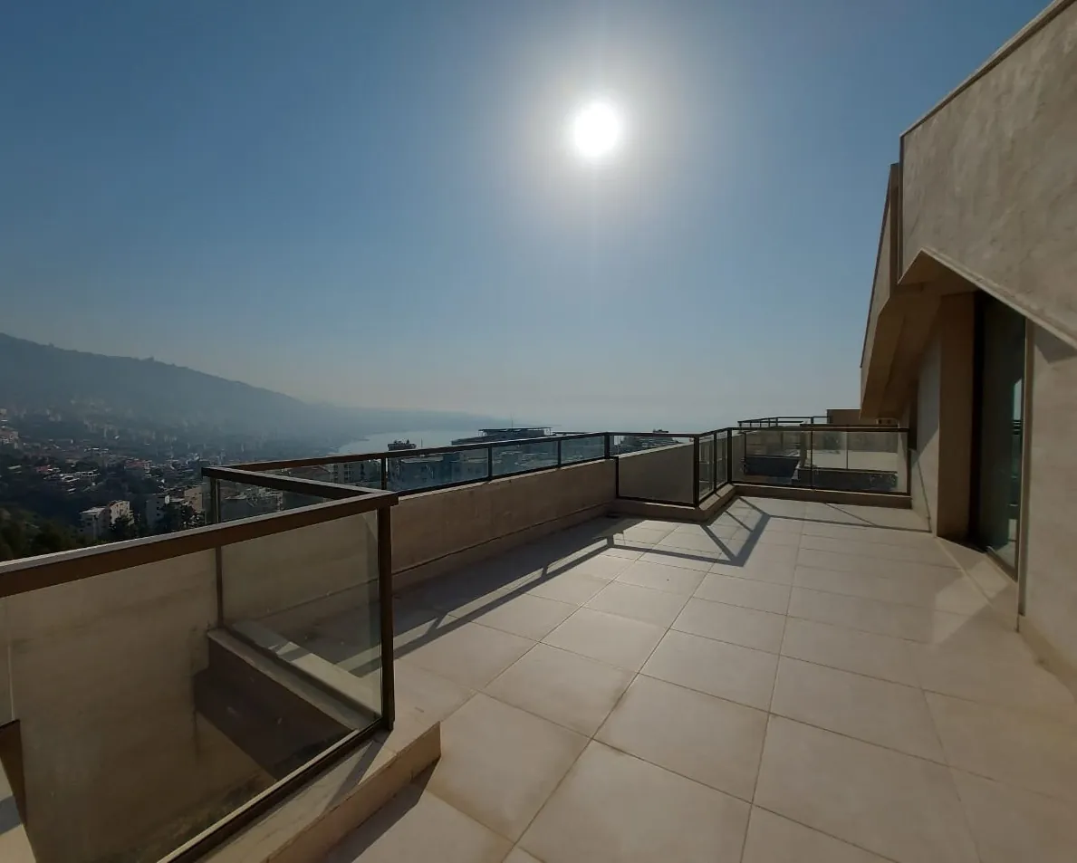 High-end Duplex in Adma, Keserwan with Sea and Mountain View