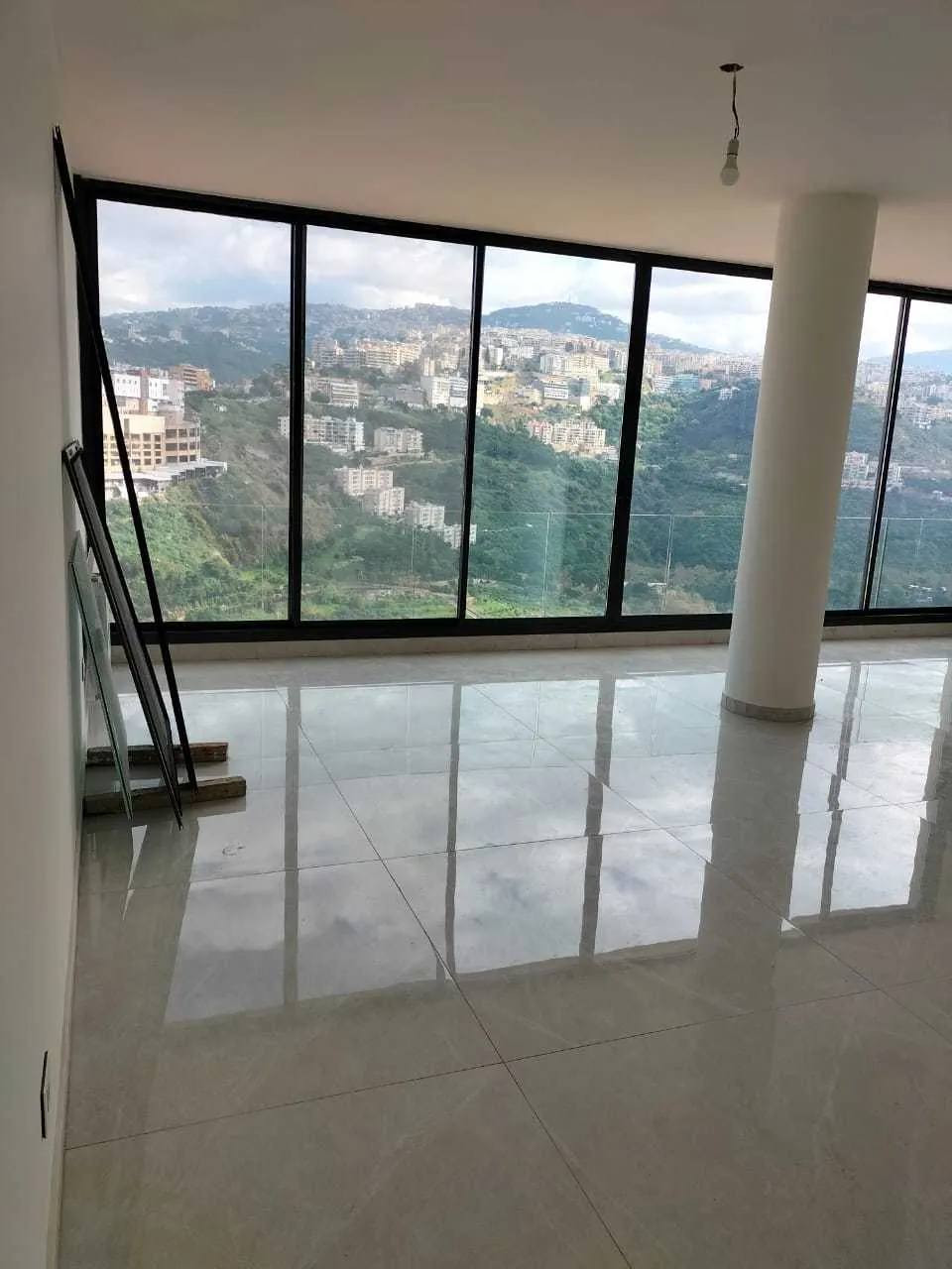 Duplex in Mar Takla, Hazmieh with Full Panoramic Mountain View