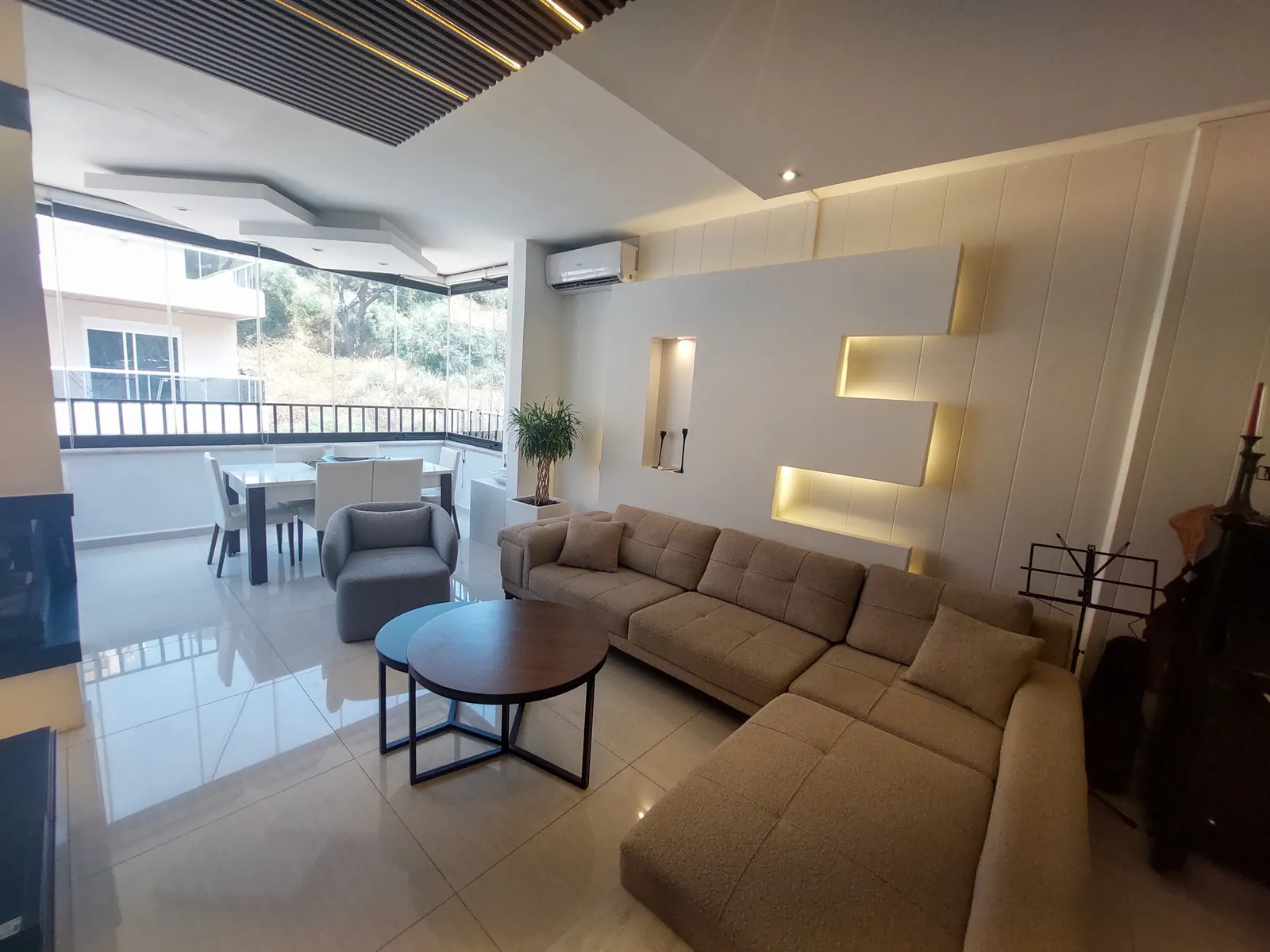 Fully Decorated Apartment in Naccache, Metn with Terrace