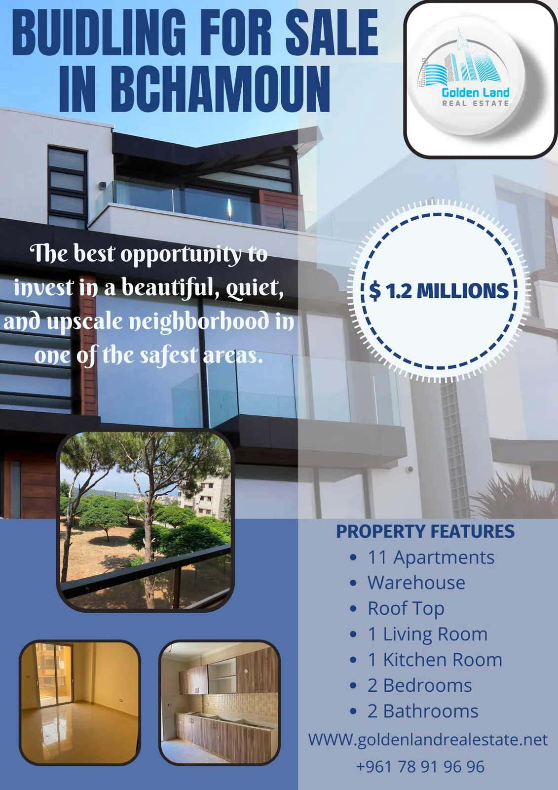 Full Building for Sale in Bchamoun, Aley