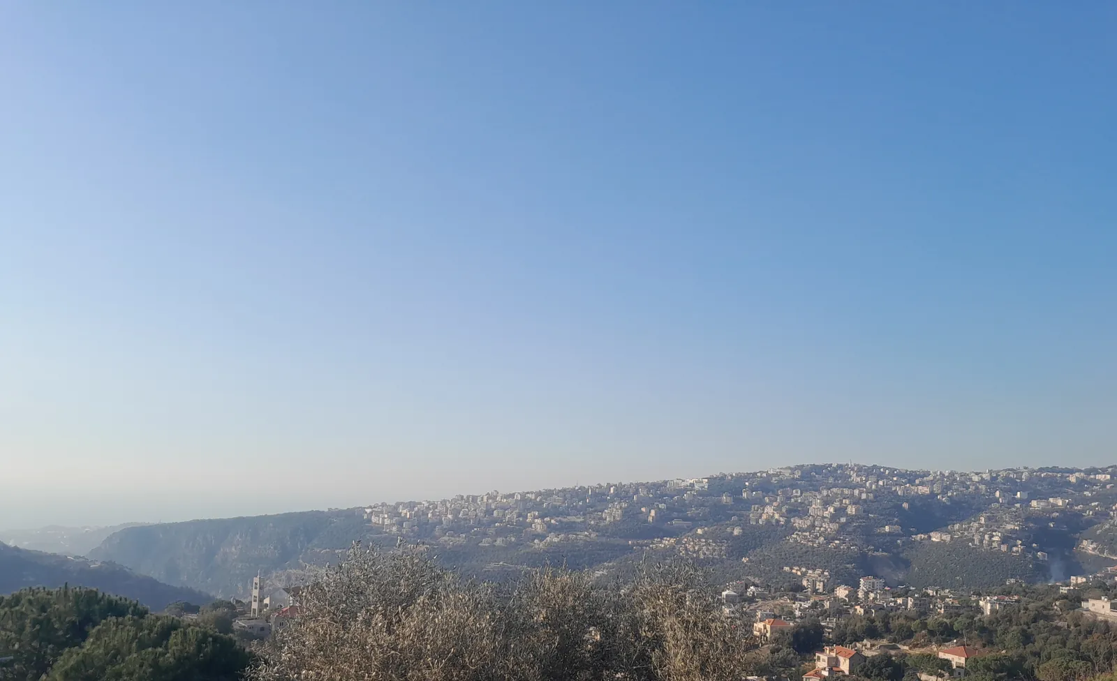 Land in Hemlaya, Metn Overlooking the Mountains