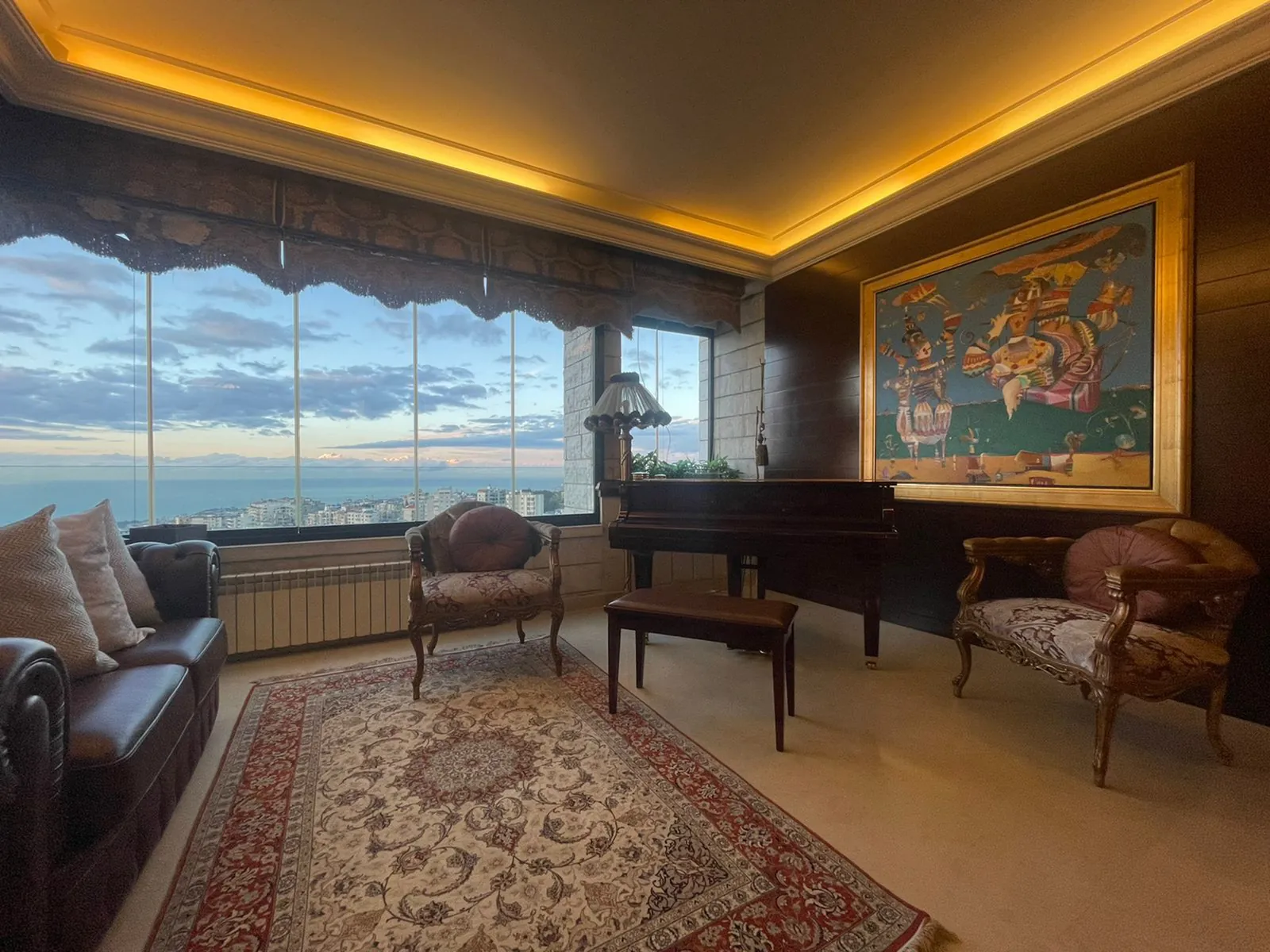 Furnished Apartment in Beit El Chaar with Sea and Mountain View — الصورة 1